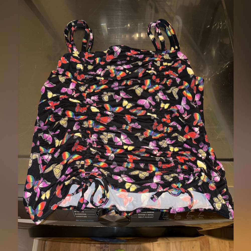 Butterfly Print Women's Tank
